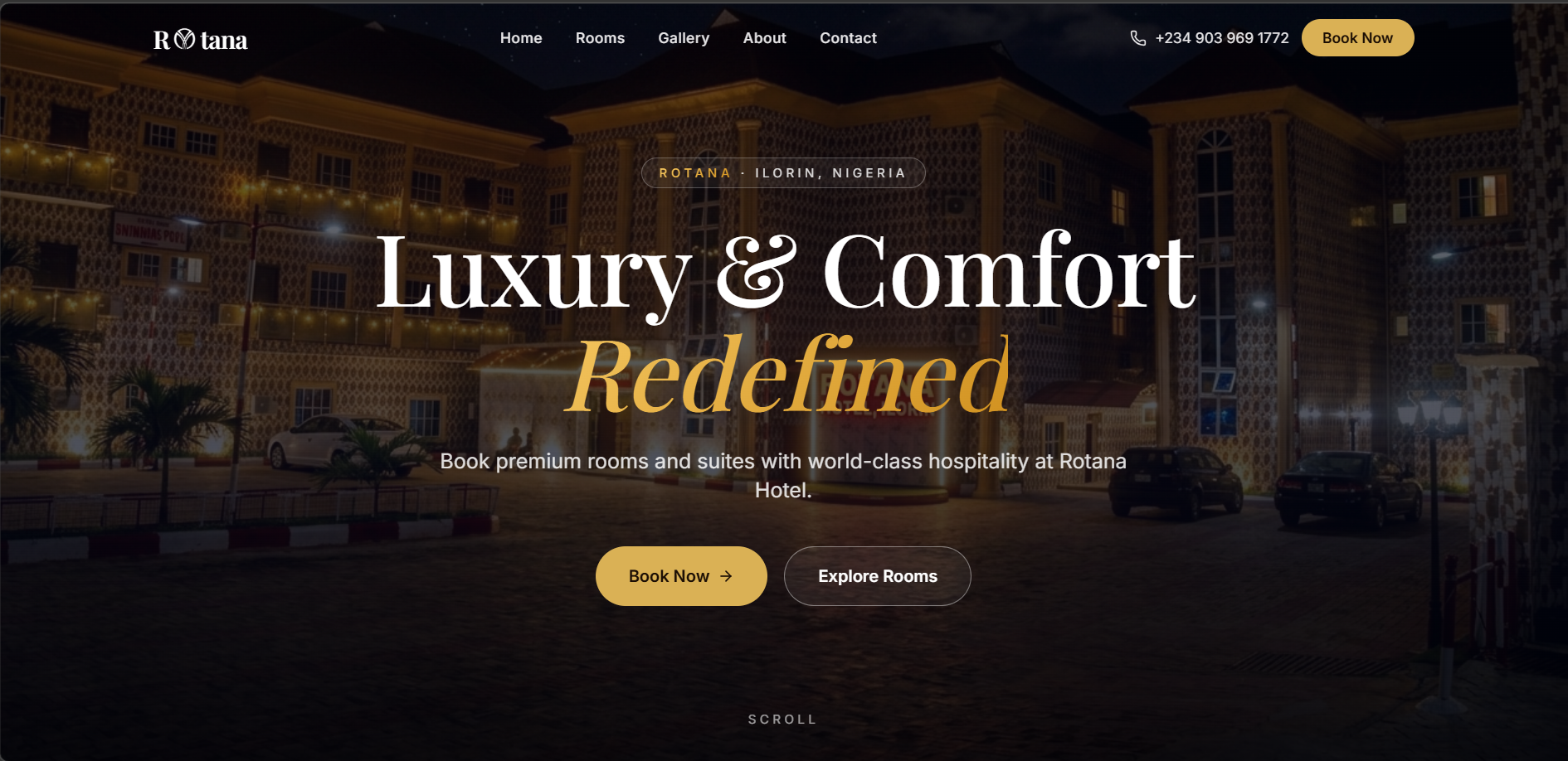 Rotana Hotel – Hotel management — design & booking integration