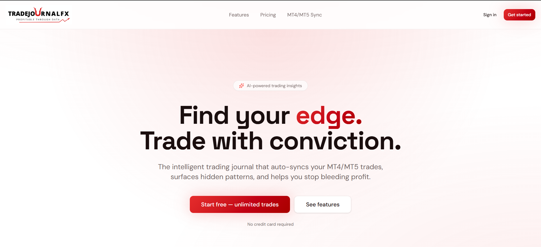 TradeJournalFX – Forex trading journal